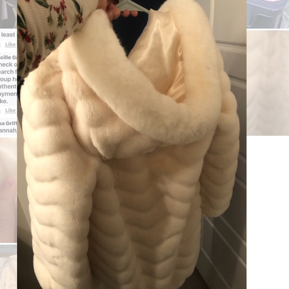 Faux fur coat - Picture 2 of 6